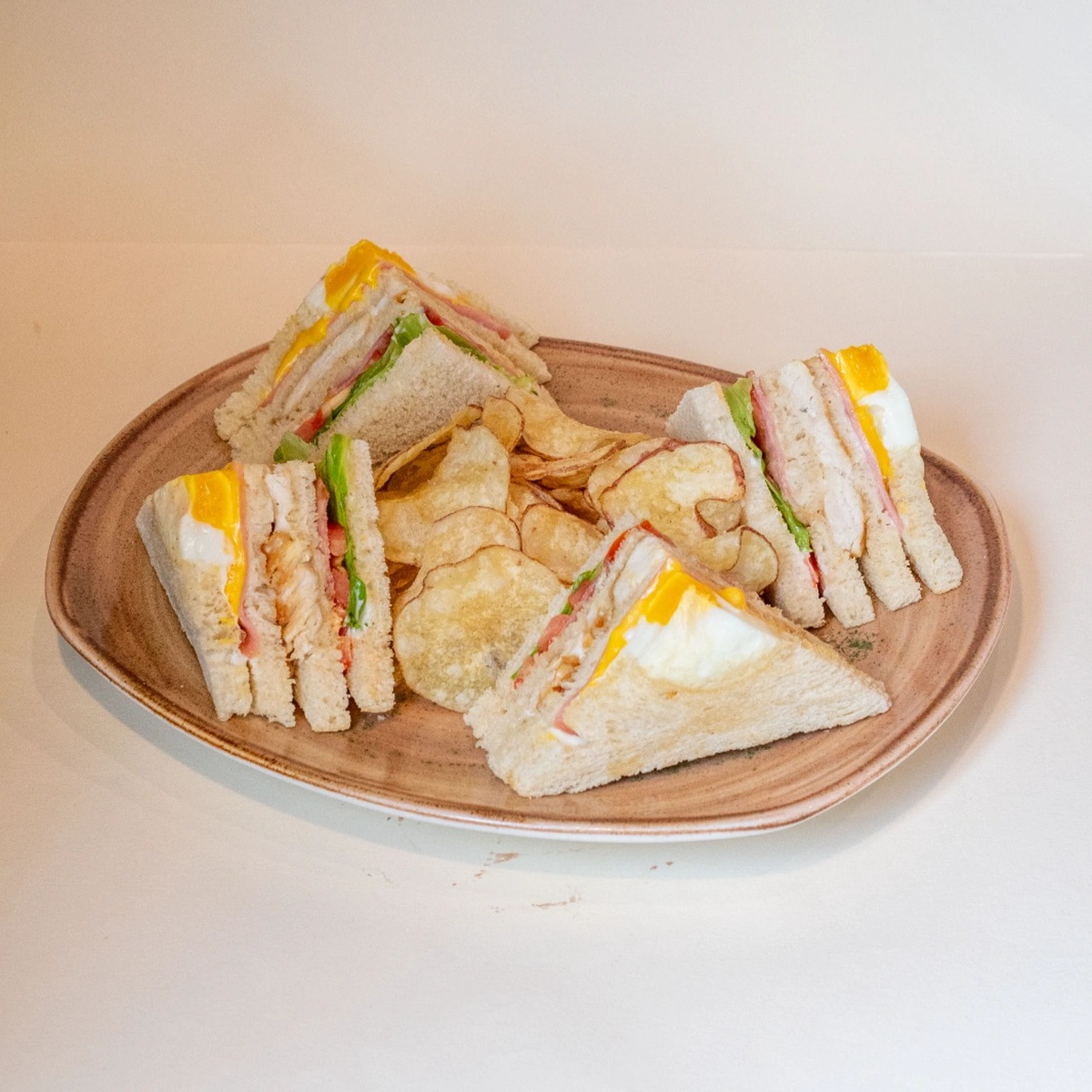 Club sándwich de Manu Café