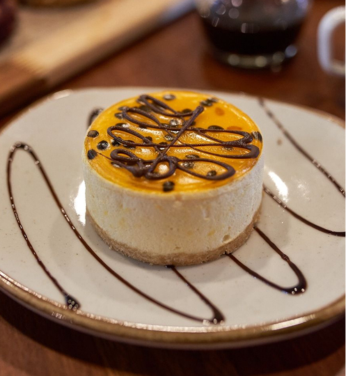 Postres de la vitrina de Manu Café